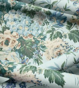 Garden Club Wallpaper by Anna French Apricot and Slate