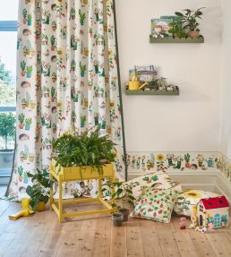 Garden Grow Border Wallpaper by Villa Nova Green