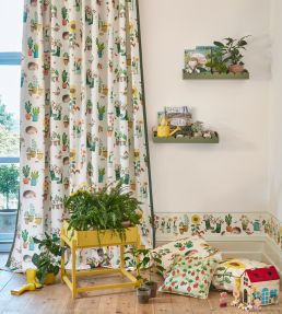 Garden Grow Fabric by Villa Nova Green