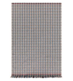 GAN Garden Layers Checks rug Blue 02GA320URG1-90200 Blue