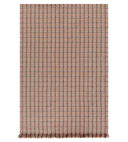 GAN Garden Layers Checks rug Terracotta 02GA320URF6-90200 Terracotta