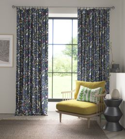 Garden of Eden Fabric by Scion Midnight