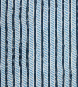 Garden Path Fabric by Molly Mahon Midnight/Sky