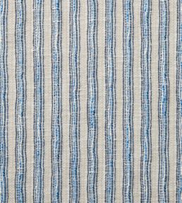 Garden Stripe Fabric by Travers Blue