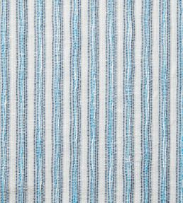Garden Stripe Fabric by Travers Light Blue