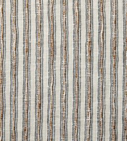 Garden Stripe Fabric by Travers Black