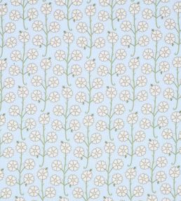 Gardenia Fabric by Schumacher Egg Blue