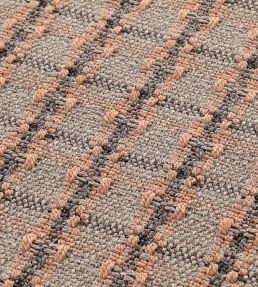 GAN Garden Layers Checks rug Terracotta 02GA320URF6-90200 Terracotta