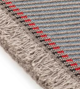 GAN Garden Layers Diagonal rug Almond-Blue 45515-141722-US Almond-Blue