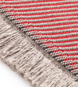 GAN Garden Layers Diagonal rug Almond-Red 45515-141726-US Almond-Red