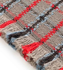 GAN Garden Layers Tartan rug Blue 02GA320URG4-180240 Blue
