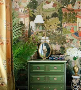 Gardens of Jaipur Wallpaper by MINDTHEGAP Green