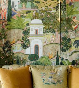 Gardens of Jaipur Wallpaper by MINDTHEGAP Green