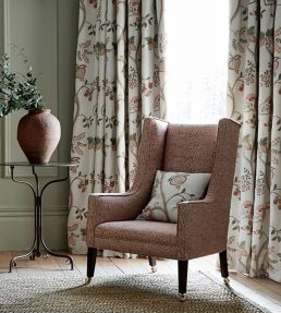 Gardyne Fabric by James Hare Terracotta
