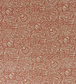 Gardyne Fabric by James Hare Terracotta