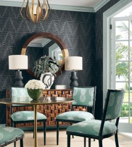 Gasparilla Wallpaper by Thibaut Light Blue