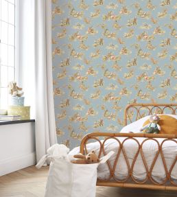 Gavotte Wallpaper by Casadeco Bleu Doux