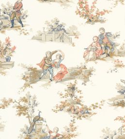 Gavotte Wallpaper by Casadeco Multicolore