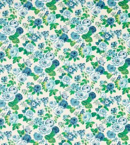 Genevieve Fabric by Clarke & Clarke Cobalt
