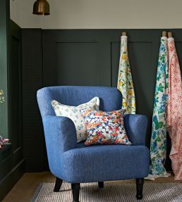 Genevieve Fabric by Clarke & Clarke Cobalt