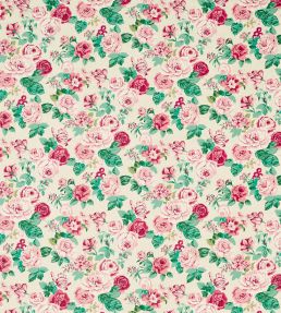 Genevieve Fabric by Clarke & Clarke Rose
