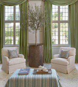 Genista Fabric by Colefax and Fowler Blue