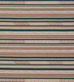 Genista Fabric by Colefax and Fowler Tomato/Teal