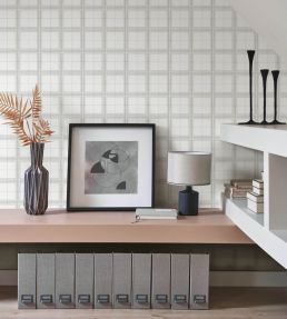 Gentle Thread Wallpaper by Casadeco Gris duvet