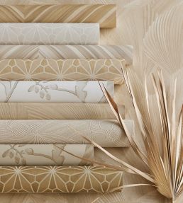 Geo Floral Wallpaper by Eijffinger Beige/Sand