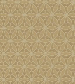 Geo Floral Wallpaper by Eijffinger Gold