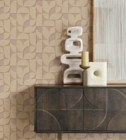 Geometric Arches Wallpaper by Eijffinger Rose