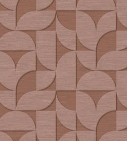 Geometric Arches Wallpaper by Eijffinger Terracotta