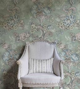 Georgia Wallpaper by Lewis & Wood Gold Slate