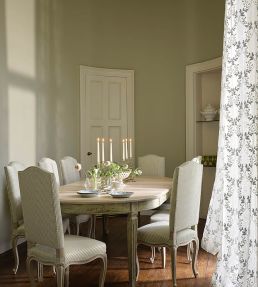 Georgia Sheer Fabric by Colefax And Fowler Pink/Old Blue