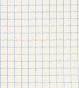 Georgie Reversible Check Fabric by Schumacher China Blue