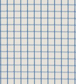 Georgie Reversible Check Fabric by Schumacher Indigo