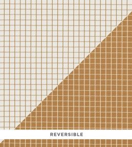 Georgie Reversible Check Fabric by Schumacher Neutral