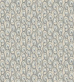 Geranium Stripe Wallpaper by Josephine Munsey Bude Blue/Edge Sand