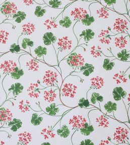 Geraniums Fabric by Sophie Harpley Original