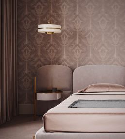 Gershwing Wallpaper by Divine Savages Charleston Blush