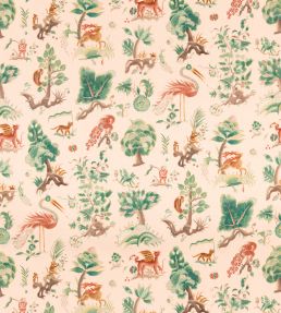 Gertrude Fabric by GP & J Baker Plaster/Sage