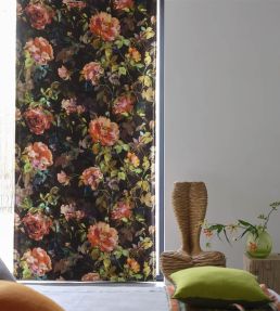 Gertrude Rose Fabric by Designers Guild Sepia