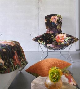 Gertrude Rose Fabric by Designers Guild Sepia