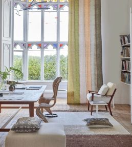 Gesso Stripe Fabric by Designers Guild Moss