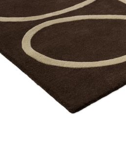 Orla Kiely Giant Linear Stem rug Walnut 59401120180-US Walnut