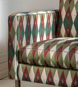 Giardino Fabric by MINDTHEGAP Green/Brown