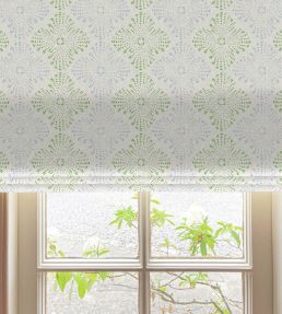 Gili Fabric by Kate Medlicott Cloudy Blue-Lawn