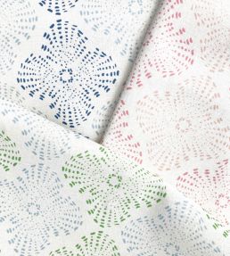 Gili Fabric by Kate Medlicott Cloudy Blue-Lawn