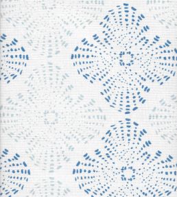 Gili Fabric by Kate Medlicott Ocean-Cloudy Blue