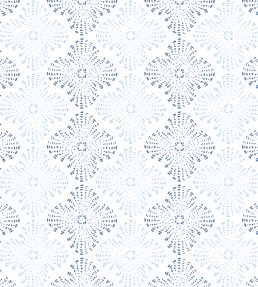 Gili Wallpaper by Kate Medlicott Ocean-Cloudy Blue